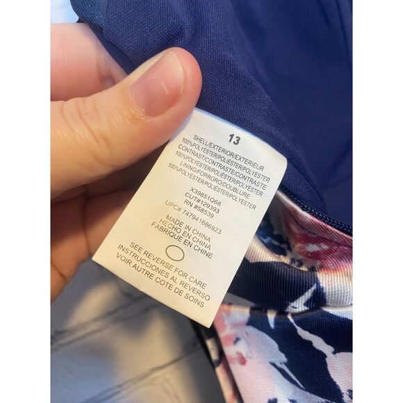 Speechless Size 13 Hi Low Halter Dress Floral Print Pockets Prom Formal NWT - Picture 11 of 15